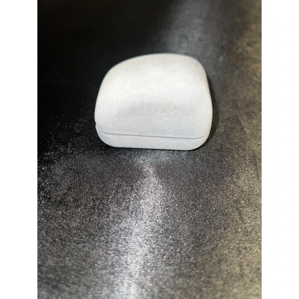 Gray Velvet Jewelry Box | Earring or Pendant Gift Box
